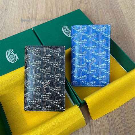 goyard card holder for men